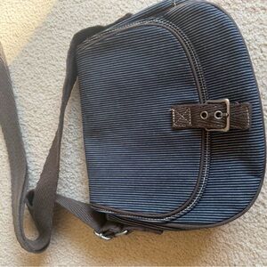 Thirty one Hickory stripe Denim Purse Hobo Hand Tote bag
Denim 31